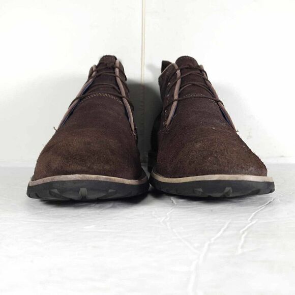 Marc Nason Men’s US 10,5 Brown Suede Leather Lace Up Ankle Chukka Boots Shoes - Picture 4 of 15